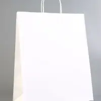 Пакет крафт без печати 35&times;15&times;42 см белый