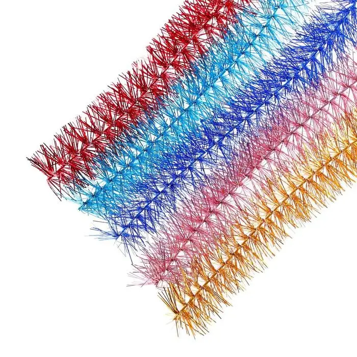 Мишура новогодняя &laquo;Ёжик&raquo; d-3,5 см, L-200 см, МИКС