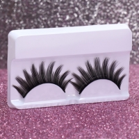 Ресницы накладные &laquo;Куколка&raquo;, 14 мм, без клея, цвет чёрный