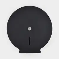 Диспенсер для туалетной бумаги St&ouml;lz, втулка 6 см, нержавеющая сталь, чёрный