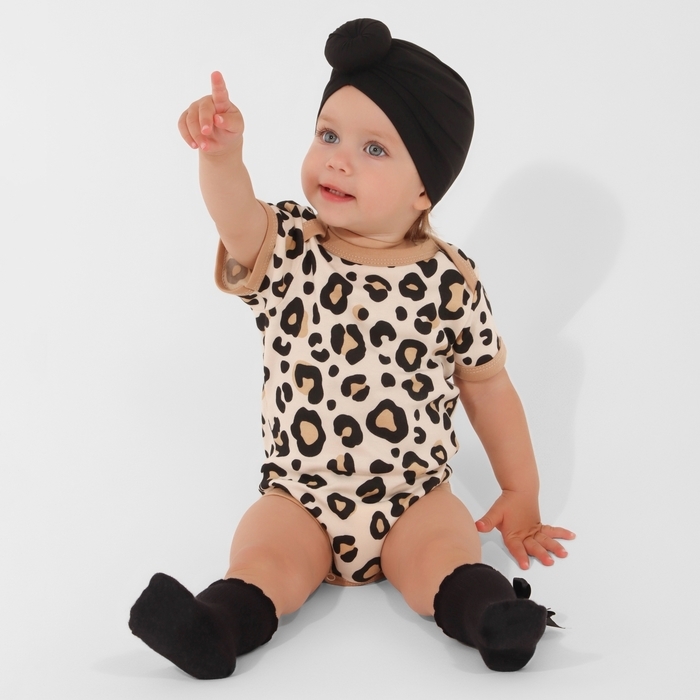 Боди с дл. рукавом Крошка Я «Леопард», рост 74-80 см Боди с дл. рукавом Крошка Я «Леопард», рост 74-80 см