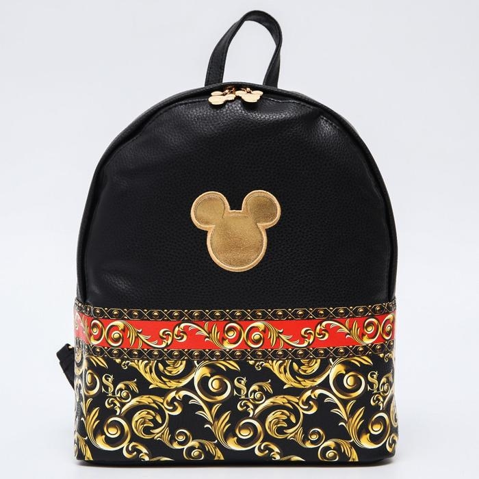 Рюкзак из искусственной кожи &laquo;Микки Маус&raquo;, 24 см&times;8 см&times;36 см