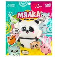 Антистресс сквиш мялка &laquo;Панда&raquo; ,с пастой, в пакете
