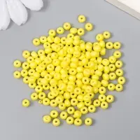 Бисер стекло 6/0 "Лимон" 15 гр