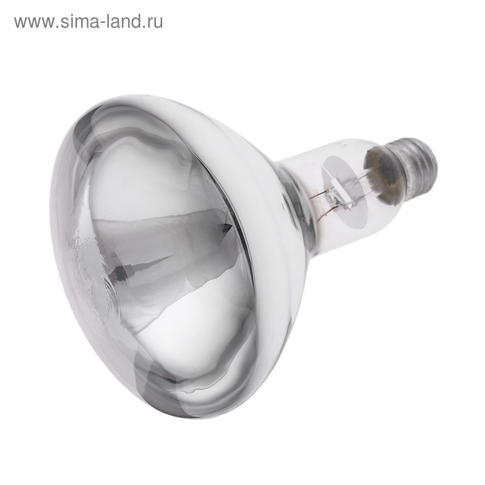 Лампа инфракрасная, 250 Вт, Е 27, 220В, длина волны 1100-1150 нм, белая колба