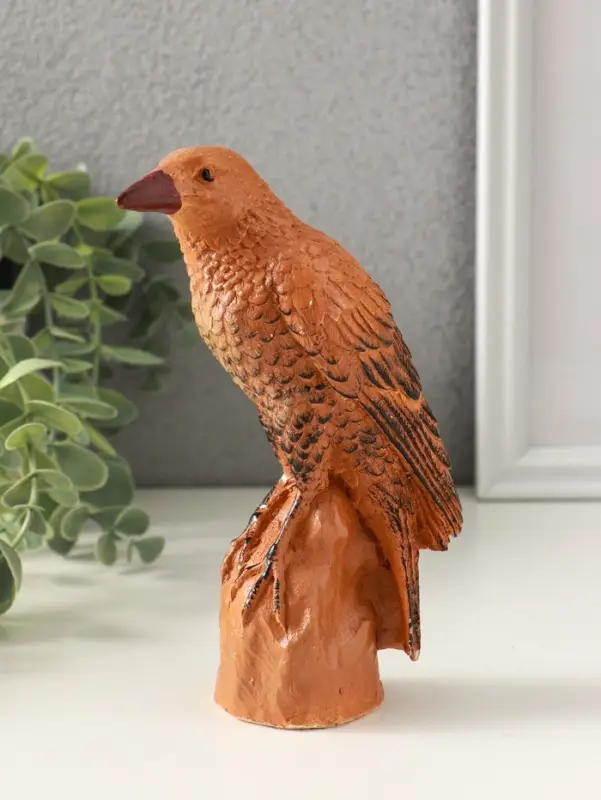 Фигурка гипс &laquo;Ворон на камне&raquo;, 16&times;10 см, мультиколор