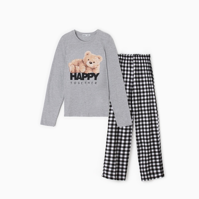 Пижама женская KAFTAN Happy together размер 40-42