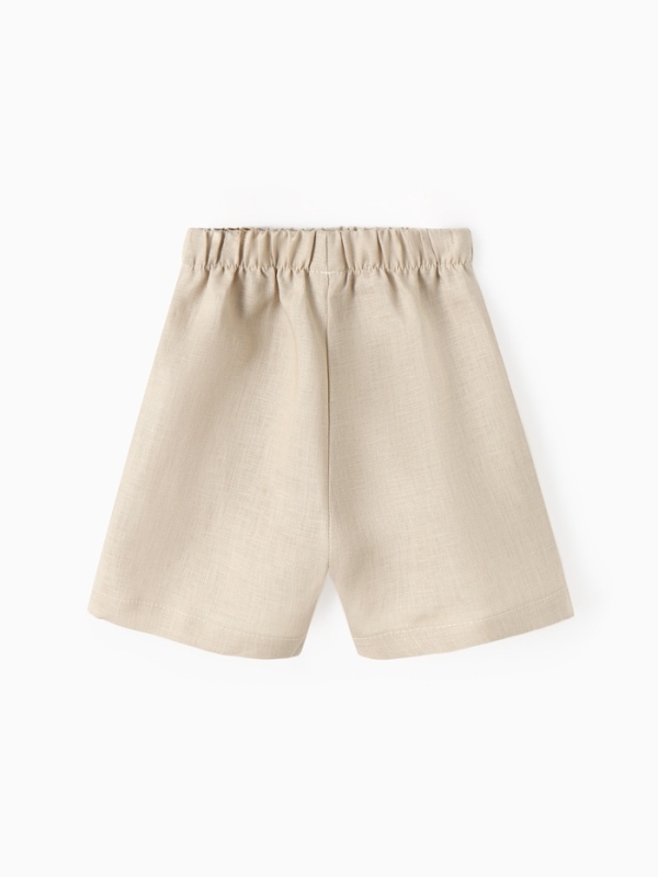 Шорты детские, MINAKU, бежевые, рост 110 см