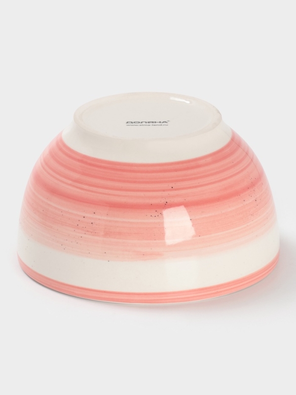 Салатник Доляна "А-ля Прима" 14см, 14,5х8, цвет розовый