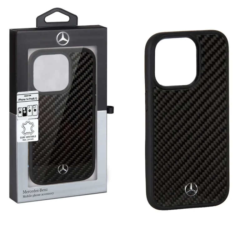Чехол iPh 14 Pro Benz carbon