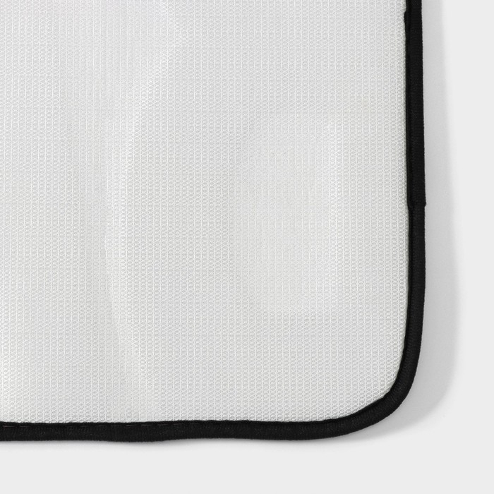 Коврик для ванной и туалета SAVANNA &laquo;Bath&raquo;, 50&times;80 см, цвет чёрный