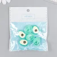 Декор для творчества акрил "Авокадо" набор 6 шт зелёный 1,5х1,5х1,6 см