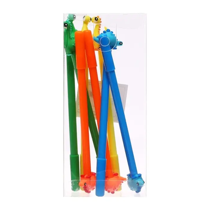 Ручка - прикол гелевая &laquo;Динозавр&raquo;, синий стержень, МИКС