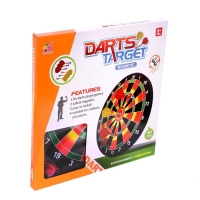 Дартс магнитный &laquo;Точно в цель&raquo;, диаметр 40 см, 6 дротиков