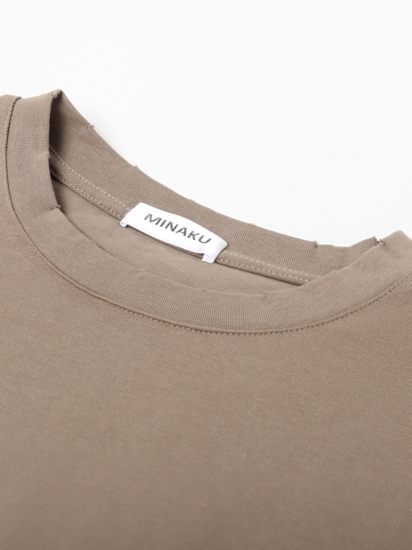 Лонгслив женский MINAKU: One Most Brand, цвет хаки, ONESIZE