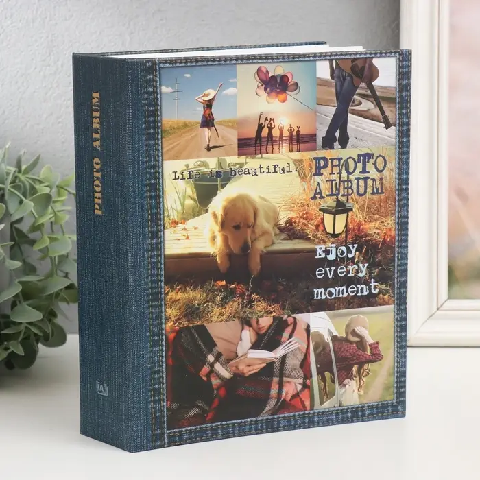 Фотоальбом "Нейтральный" 10х15 см, 200 фото, 50 листов