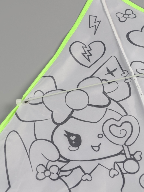 Funny toys Воздушный змей - раскраска,кролик и друзья, 80 см