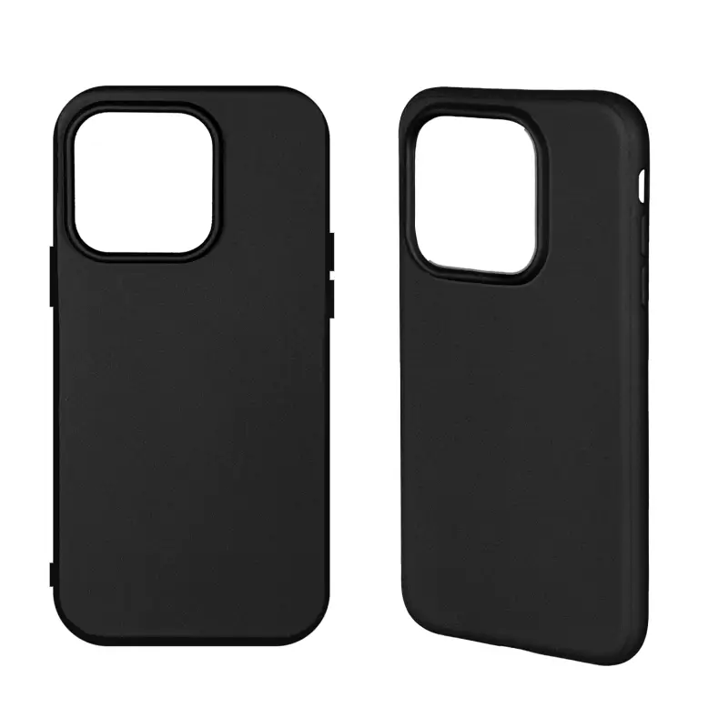 Чехол iPh 15 Pro TPU матовый черный