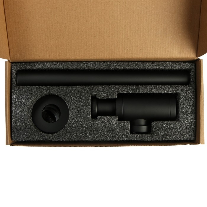 Сифон ZEIN engr, для раковины, бутылочный, цилиндрический, 1 1/4 Сифон ZEIN engr, для раковины, бутылочный, цилиндрический, 1 1/4" х 32 мм, цинк, черный