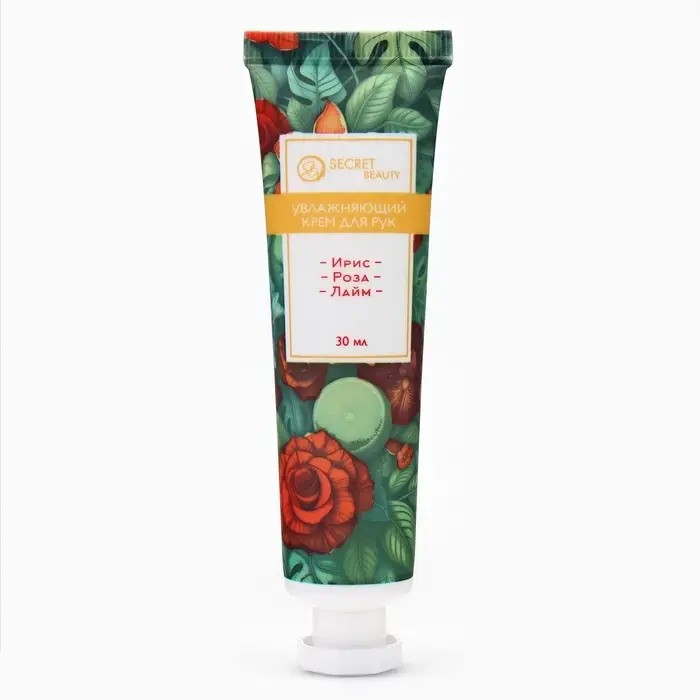 Крем для рук &laquo;Ирис, роза, лайм&raquo; увлажняющий, 30 мл, МИКС