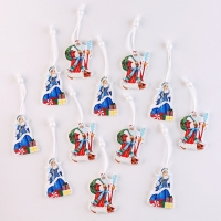 Набор новогодних подвесок &laquo;Дед Мороз и Снегурочка&raquo; 12 шт., МИКС