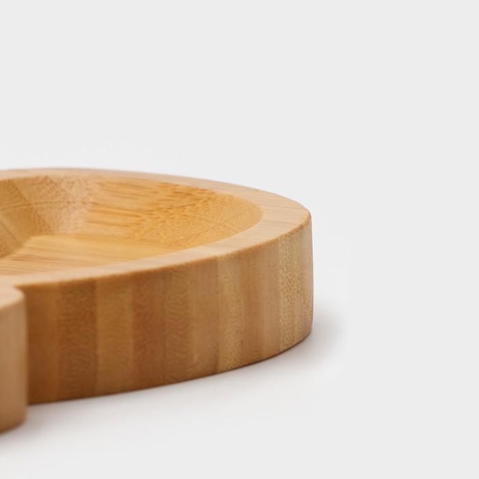 Менажница Доляна &laquo;Вертиго&raquo;, 19,5&times;19,5 см, бамбук