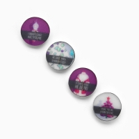 Новогодние свечи чайные &laquo;Новый год: Осталось всего лишь..&raquo;, без аромата, набор 4 шт, диам. 3,7 см