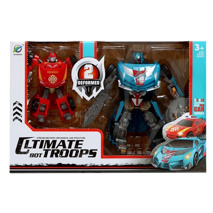 Набор роботов &laquo;Гоночные автомобили&raquo;, трансформируются