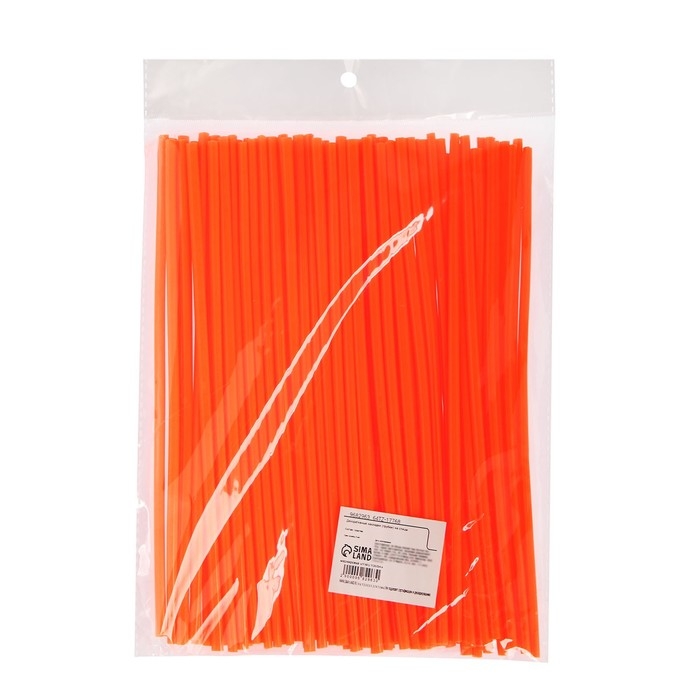 Декоративные накладки на спицы мотоцикла, 23×0,5 см, оранжевый, набор 72 шт Декоративные накладки на спицы мотоцикла, 23×0,5 см, оранжевый, набор 72 шт