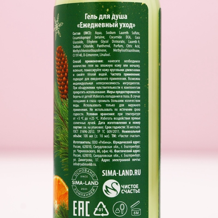 Подарочный набор косметики «С Новым Годом!», гель для душа 100 мл и бомбочка для ванны 40 г, Новый Год Подарочный набор косметики «С Новым Годом!», гель для душа 100 мл и бомбочка для ванны 40 г, Новый Год