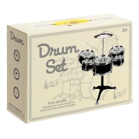 Барабанная установка &laquo;Хард-рок&raquo;, 5 барабанов, 1 тарелка, цвет чёрный