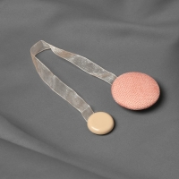 Подхват для штор &laquo;Круг&raquo;, d = 5 см, цвет персиковый