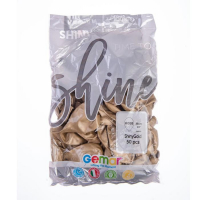 Шар латексный 14" &laquo;Хром&raquo;, набор 50 шт., цвет золотой