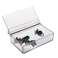 Короб для хранения мелочей, с крышкой, 10&times;7&times;3,5, оргстекло, цвет прозрачный