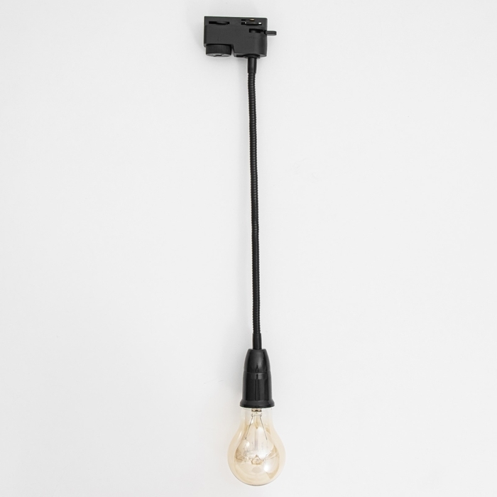 Светильник трековый "Снейк" Е27 40Вт черный 3,5х3,5х40см