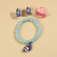 Бижутерия &laquo;Будь на волне чудес&raquo; набор для девочек: браслет, серьги, кольцо