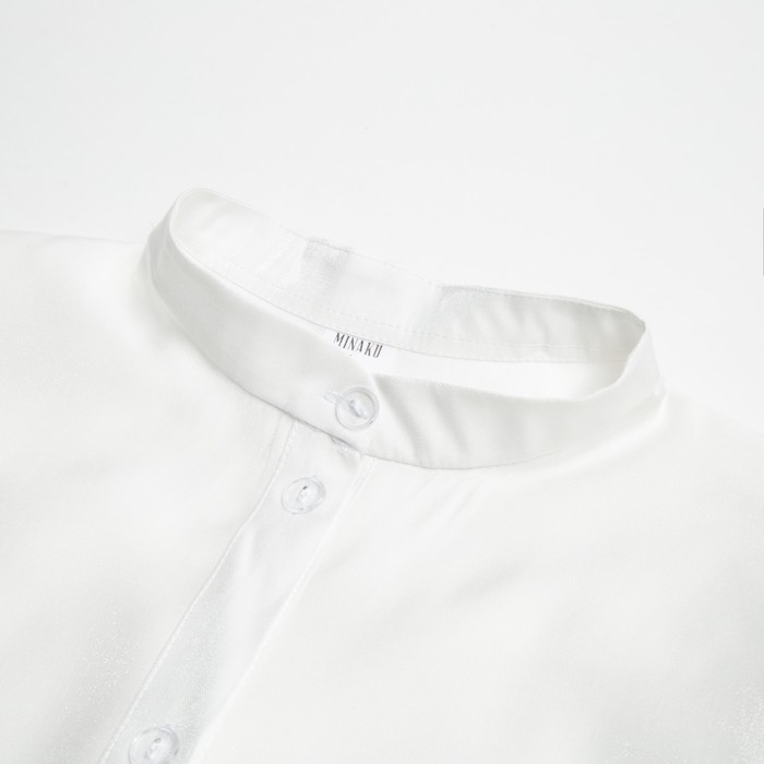 Рубашка женская MINAKU: Casual collection цвет молочный, р-р 46