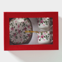 Сервиз фарфоровый чайный Доляна &laquo;Бланко&raquo;, 4 предмета: 2 чашки 220 мл, 2 блюдца d=14,2 см, цвет белый