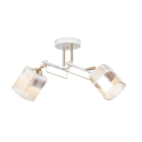 Люстра "Ариадна" 2хЕ27 40Вт бело-золотой 46х25х26 см BayerLux Люстра "Ариадна" 2хЕ27 40Вт бело-золотой 46х25х26 см BayerLux