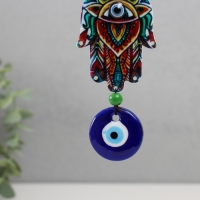 Подвеска от сглаза "Яркая рука Фатимы" 21,5х6х0,5 см Подвеска от сглаза "Яркая рука Фатимы" 21,5х6х0,5 см