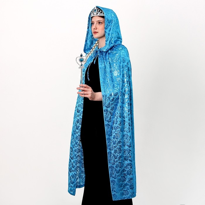 Карнавальный набор взрослый, плюш, цвет голубой с узором Карнавальный набор взрослый, плюш, цвет голубой с узором