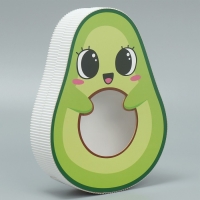 Коробка подарочная, кондитерская упаковка, &laquo;Авокадо&raquo;, 19х24,5х5 см