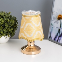 Аромасветильник сенсорный "Адель" G4 35Вт золото 16,5х16,5х25 см RISALUX Аромасветильник сенсорный "Адель" G4 35Вт золото 16,5х16,5х25 см RISALUX