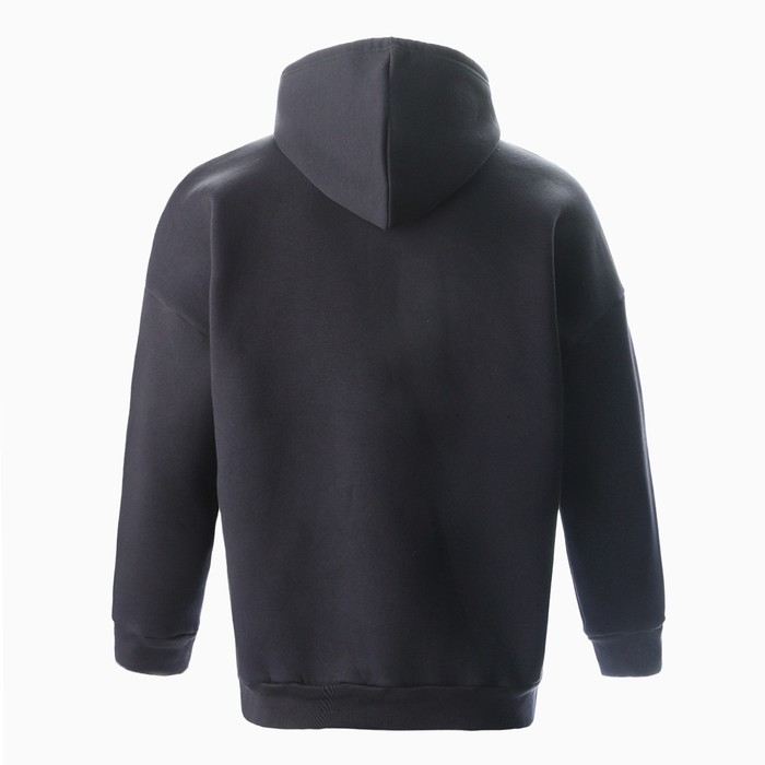 Толстовка мужская НАЧЁС, цвет тёмно-серый, размер 56