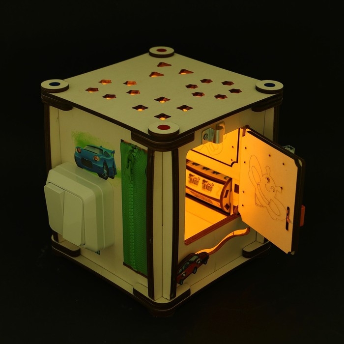 Бизикуб &laquo;Транспорт&raquo; со светом