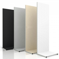 Перфорированный стенд, 60&times;45,5&times;182,5 см, шаг 2,5 см, цвет серый