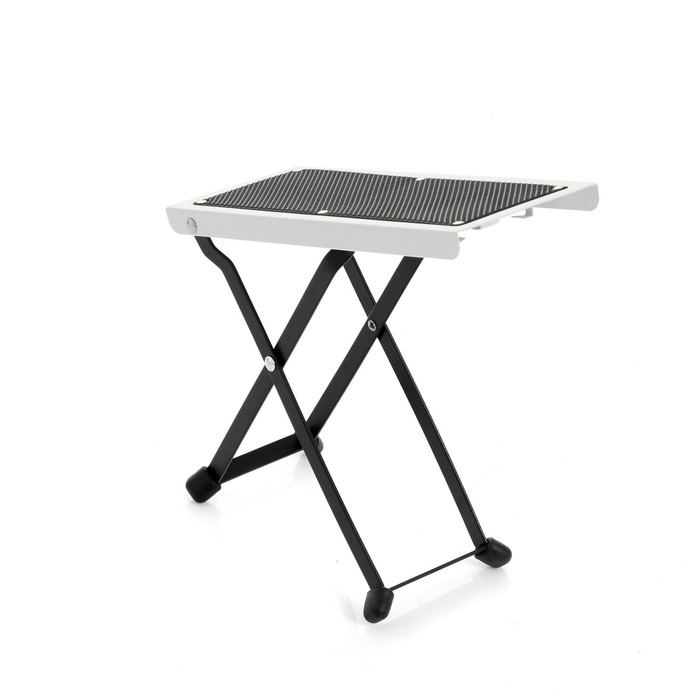 Подставка под ногу гитариста, белая, 25,5 х 10,5 х 12,5-25,5 см Подставка под ногу гитариста, белая, 25,5 х 10,5 х 12,5-25,5 см