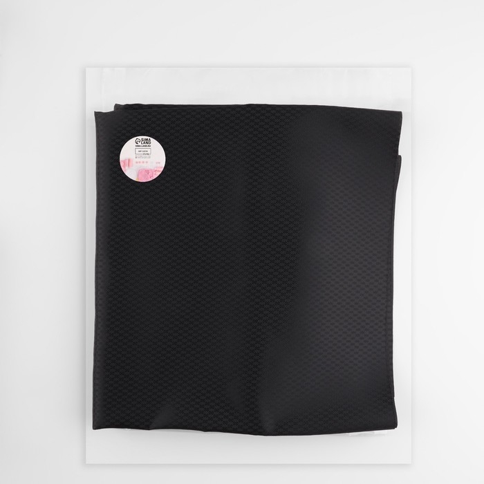 Ткань подкладочная &laquo;Ромб&raquo;, 100 % полиэстер, 1 &times; 1,4 м, цвет чёрный