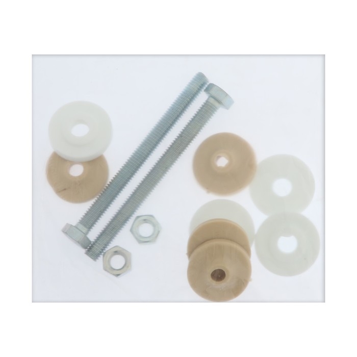 Арматура для смывных бачков Арматура для смывных бачков "РБМ" АС-16.2, с боковым плоским донным клапаном, кнопка белая