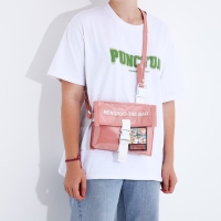 Сумка молодёжная на молнии, цвет розовый Сумка молодёжная на молнии, цвет розовый